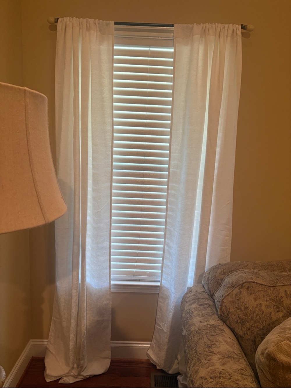 Set of Four Long Panel Curtains